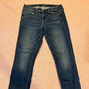 Gap Denim Blue Jeans True Skinny 10 / 30 Dark Wash